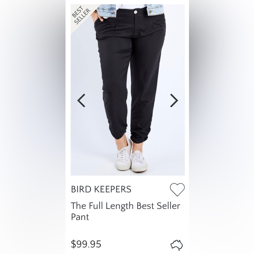 Birdsnest Bird keepers pants with gathered leg detail - size 16 - Picture 4 of 7